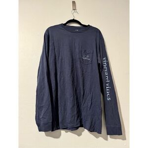 Vineyard vines blue long sleeve shirt L
